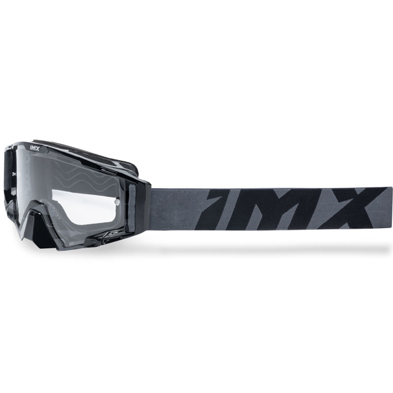 Motocrossbrille iMX Sandgrau-Schwarz mit Iridium-Plexiglas