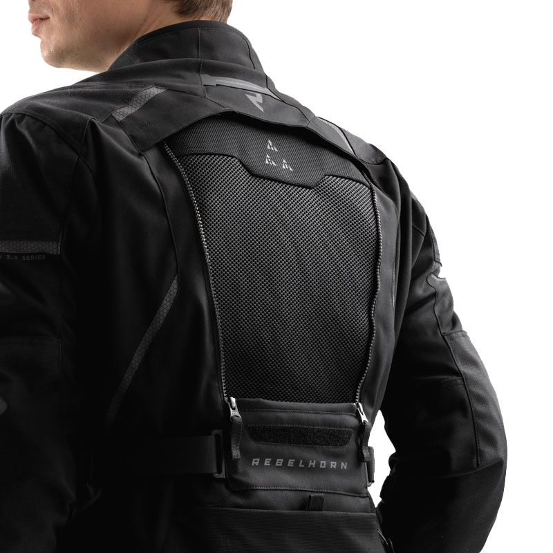 Motorradjacke Rebelhorn Hardy 3.0 schwarz