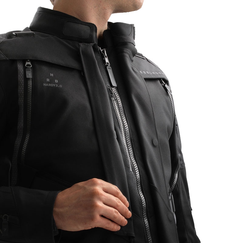 Motorradjacke Rebelhorn Hardy 3.0 schwarz