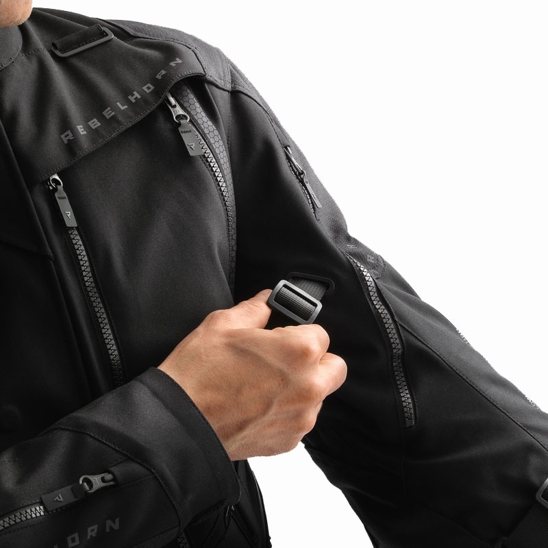 Motorradjacke Rebelhorn Hardy 3.0 schwarz