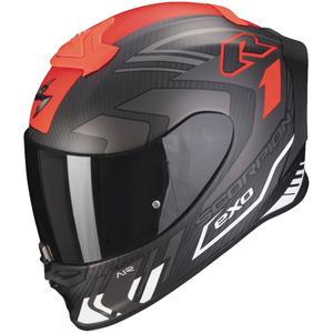 Integralhelm Scorpion EXO-R1 EVO Carbon Air Supra schwarz-silber-rot
