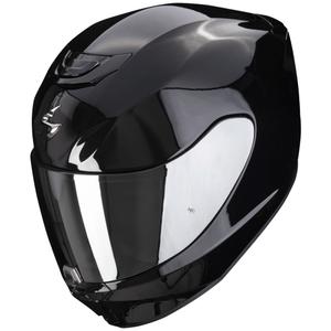 Integral Motorradhelm Scorpion EXO-391 Solid schwarz glänzend