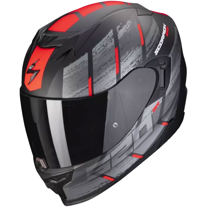 Integral Motorradhelm Scorpion EXO-520 EVO Air Maha schwarz-rot Ausverkauf