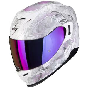 Integral Motorradhelm Scorpion EXO-520 EVO Air Melrose perlweiß-rosa