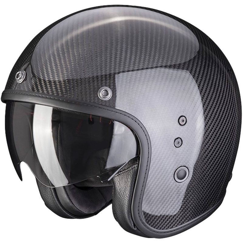 Offener Helm Skorpion Belfast Evo Carbon Schwarz