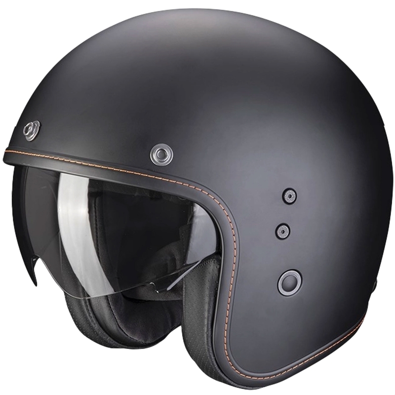 Offener Helm SCORPION BELFAST EVO Solid schwarz matt