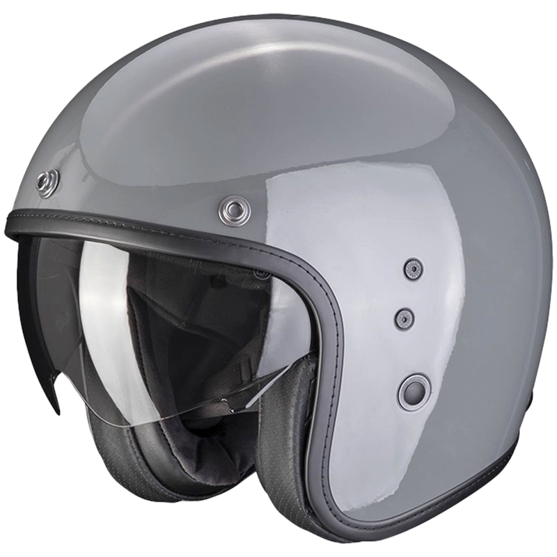 Offener Helm SCORPION BELFAST EVO Solid zementgrau