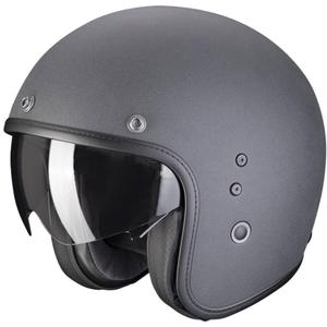 Offener Helm SCORPION BELFAST EVO Solid graphit dunkelgrau