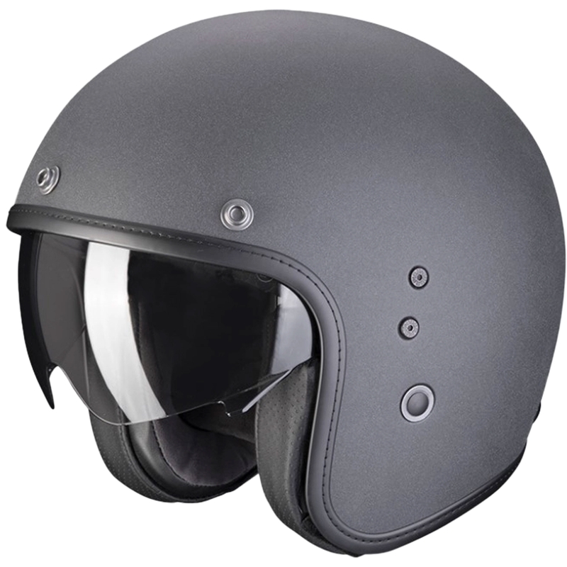 Offener Helm SCORPION BELFAST EVO Solid graphit dunkelgrau