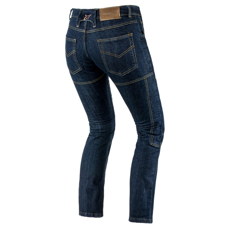 Rebelhorn Classic Blue Motorradjeans für Frauen Ausverkauf