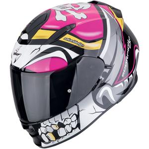 Scorpion EXO-491 PIRATE Integralhelm Motorrad pink