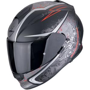 Scorpion EXO-491 RUN Integralhelm Motorrad matt schwarz-rot