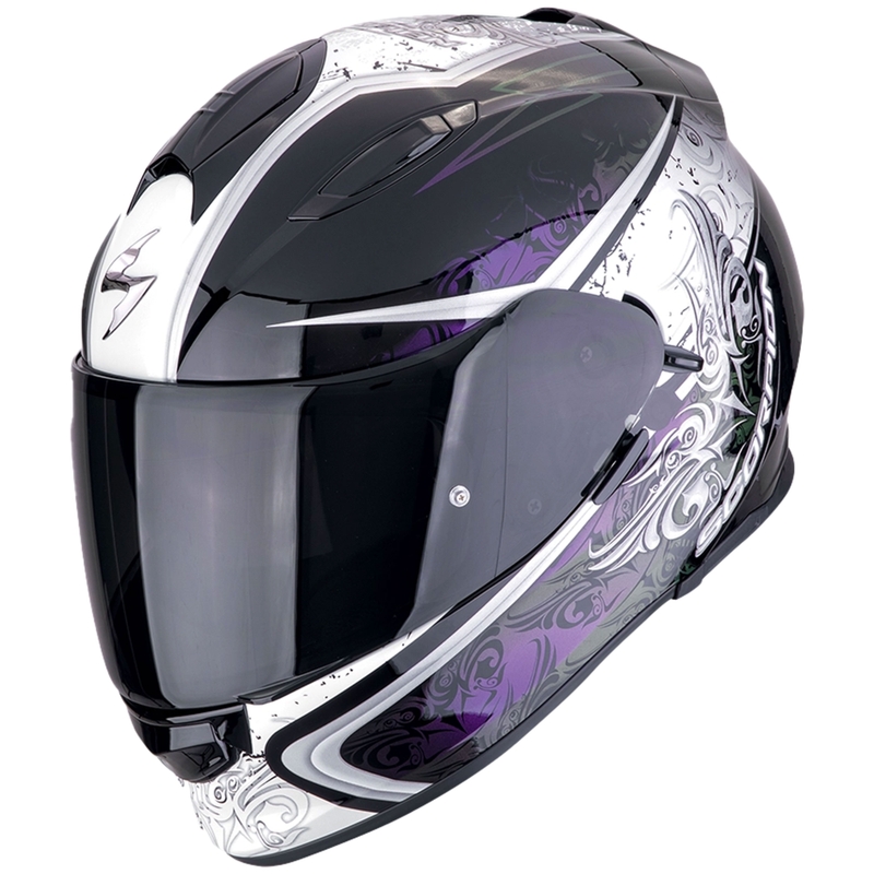 Scorpion EXO-491 RUN Integralhelm Motorrad schwarz Chamäleon