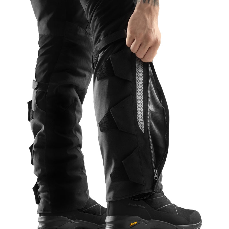 Rebelhorn Hardy 3.0 verlängerte Motorradhose schwarz