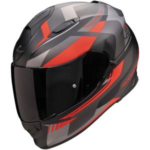 Scorpion EXO-491 Abilis Integralhelm Motorrad schwarz-grau-rot