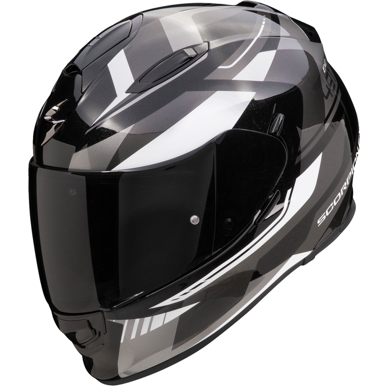 Scorpion EXO-491 Abilis Integralhelm Motorrad schwarz-grau-weiß Ausverkauf