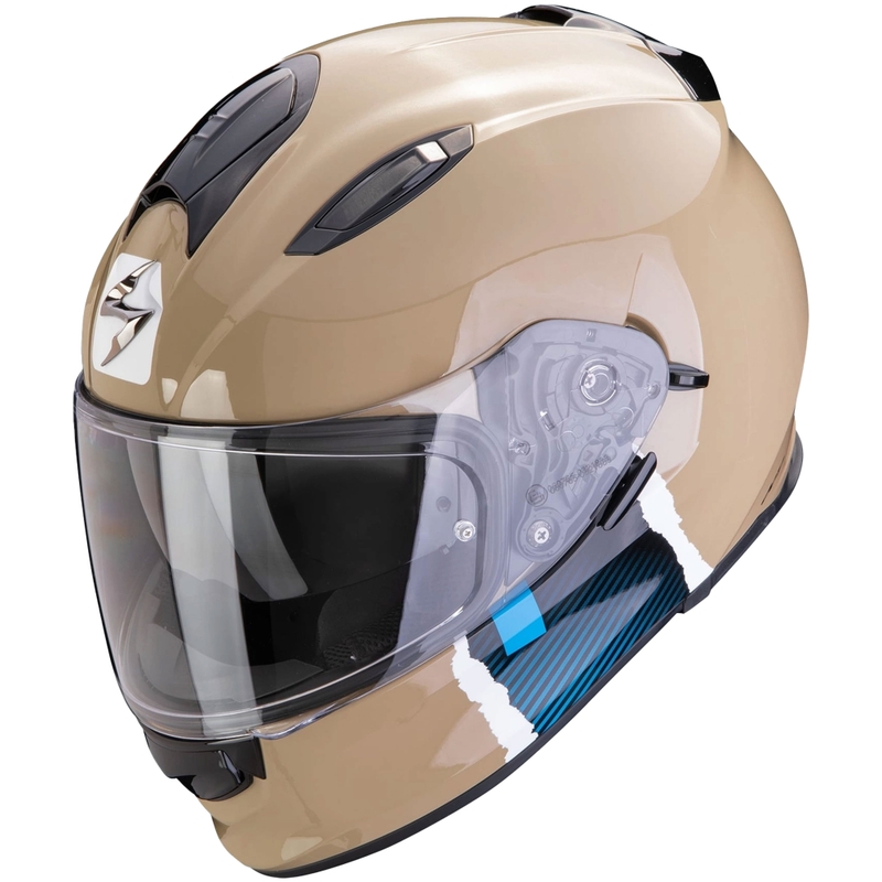 Scorpion EXO-491 CODE Integralhelm Motorrad sandblau
