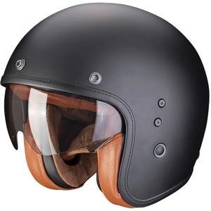 Offener Helm SCORPION BELFAST EVO LUXE schwarz matt