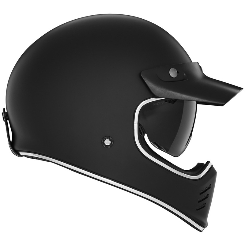 NOX PREMIUM SEVENTY II Integralhelm Motorrad mattschwarz