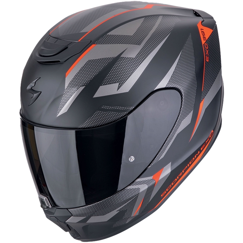 Scorpion EXO-391 AAXO Integralhelm Motorrad matt schwarz-rot