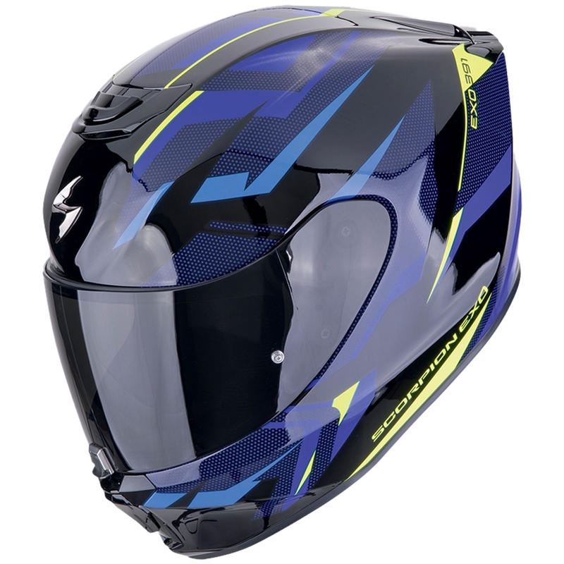 Scorpion EXO-391 AAXO Integralhelm für Motorräder, schwarz-blau