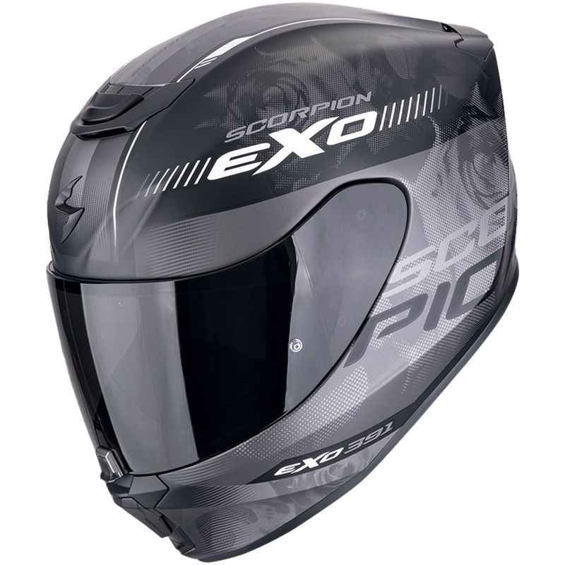 Integrierter Motorradhelm Scorpion EXO-391 AVA mattschwarz-silber