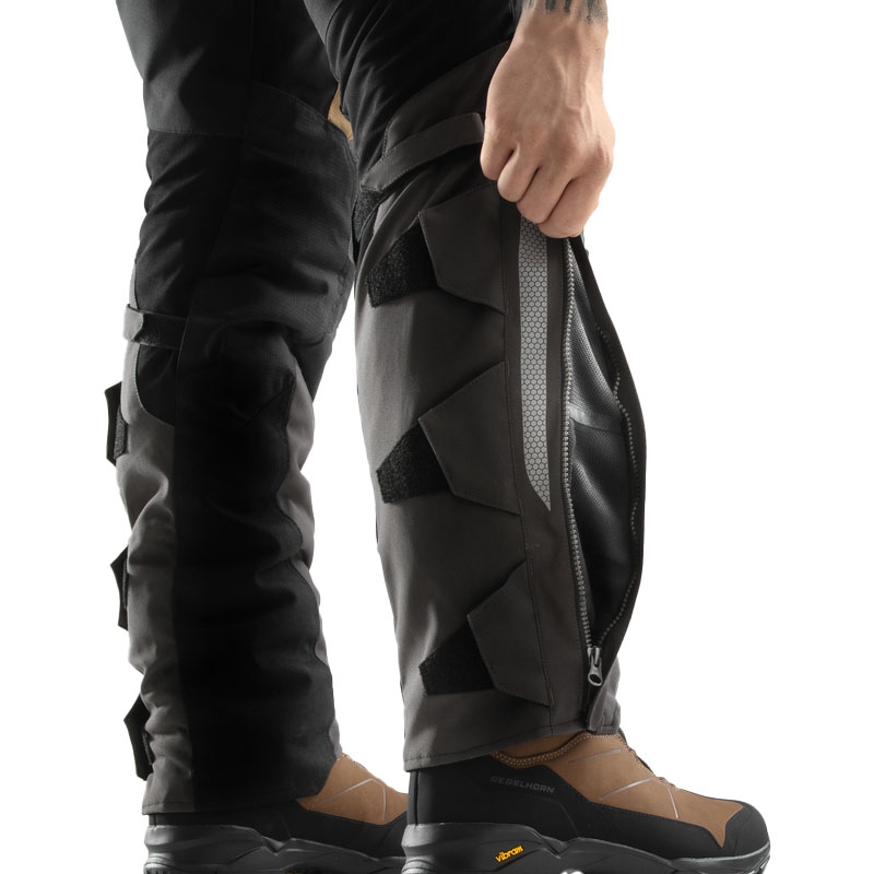 Motorradhose Rebelhorn Hardy 3.0 beige-grau-rot