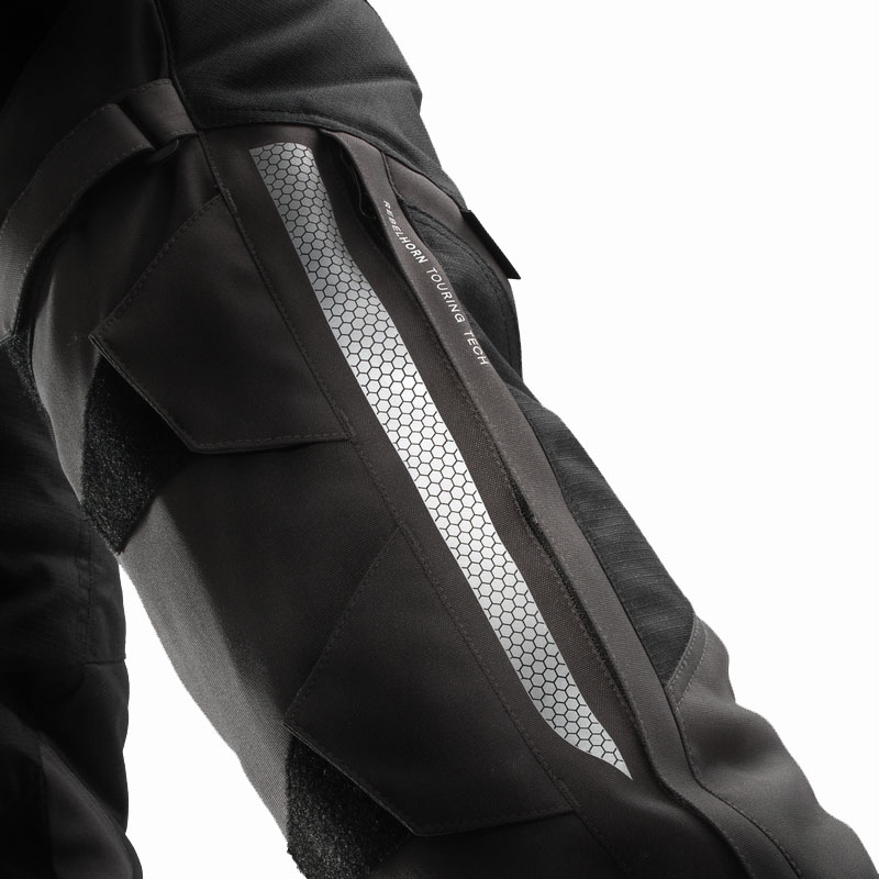 Motorradhose Rebelhorn Hardy 3.0 beige-grau-rot
