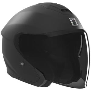 Offener Motorradhelm NOX PREMIUM SPY mattschwarz