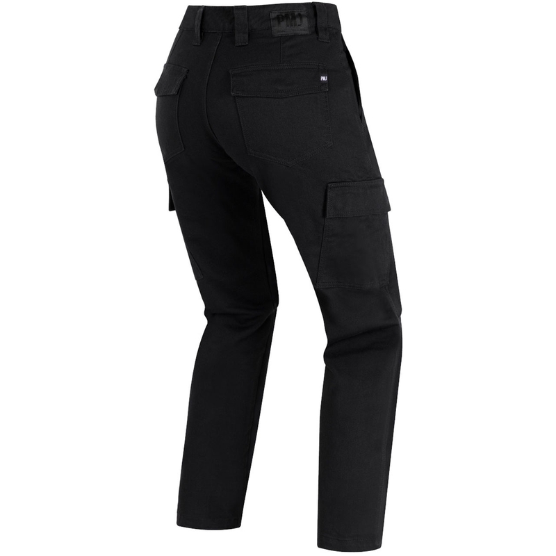 Damen Motorradjeans PMJ Electra Cargo schwarz Ausverkauf