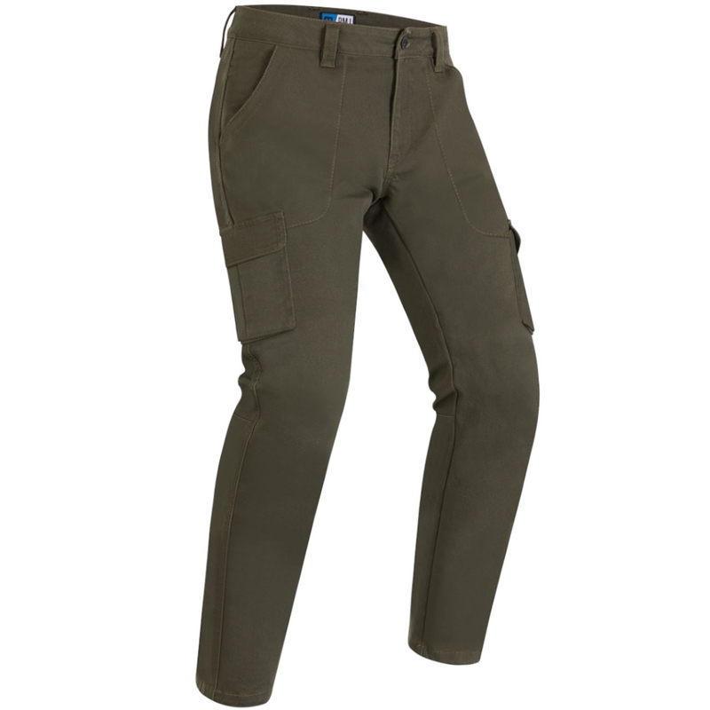 PMJ Aviator Cargo Motorradjeans khaki