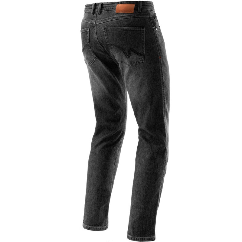 Rebelhorn Bronco Motorradjeans, verwaschenes Schwarz