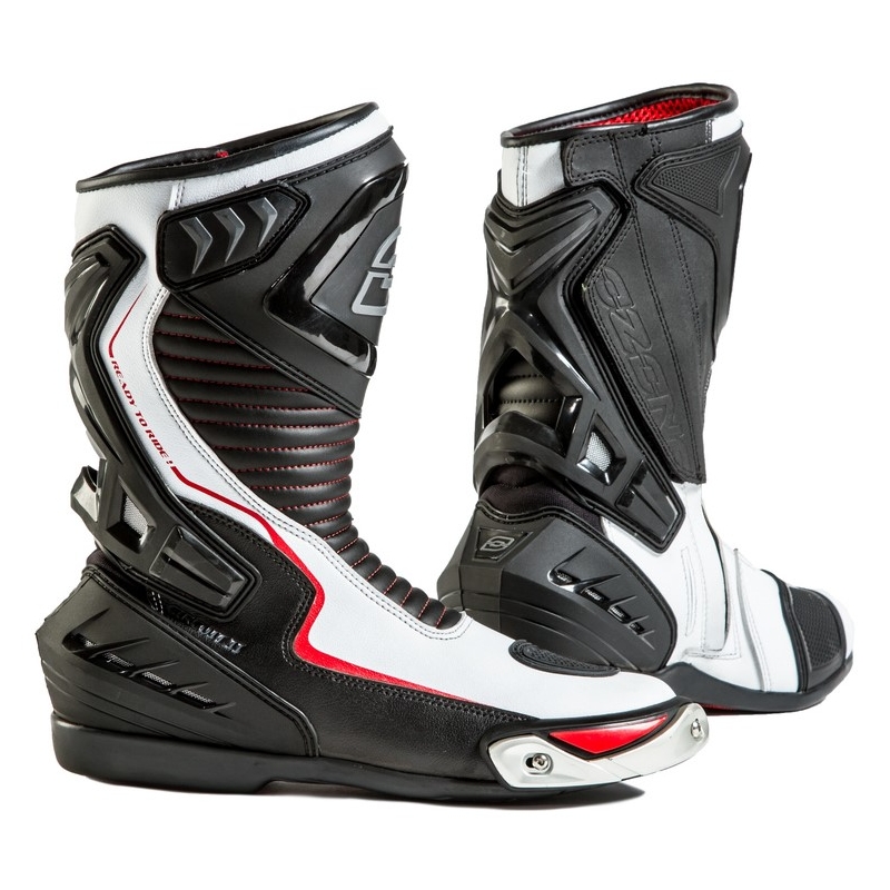Ozone Circuit II Motorradstiefel - weiß/schwarz Ausverkauf