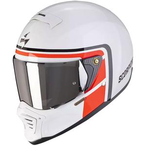 Motorradhelm Scorpion EXO-HX1 NOSTALGIA weiß-rot-schwarz