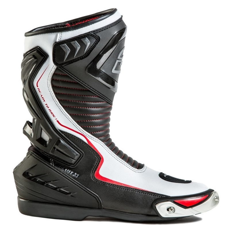 Ozone Circuit II Motorradstiefel - weiß/schwarz Ausverkauf