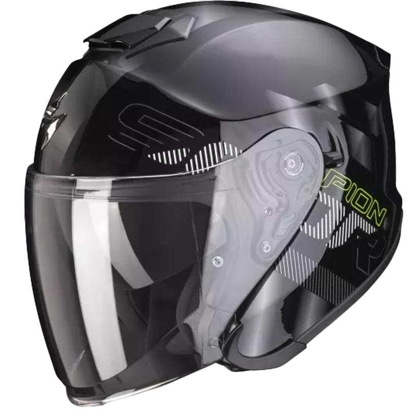 Offener Helm Scorpion EXO-S1 Gravity schwarz-silber
