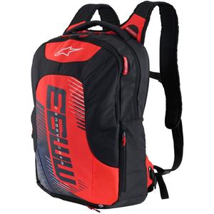 Alpinestars City Hunter V2 MM93 Rucksack fluo rot-blau-schwarz-weiß