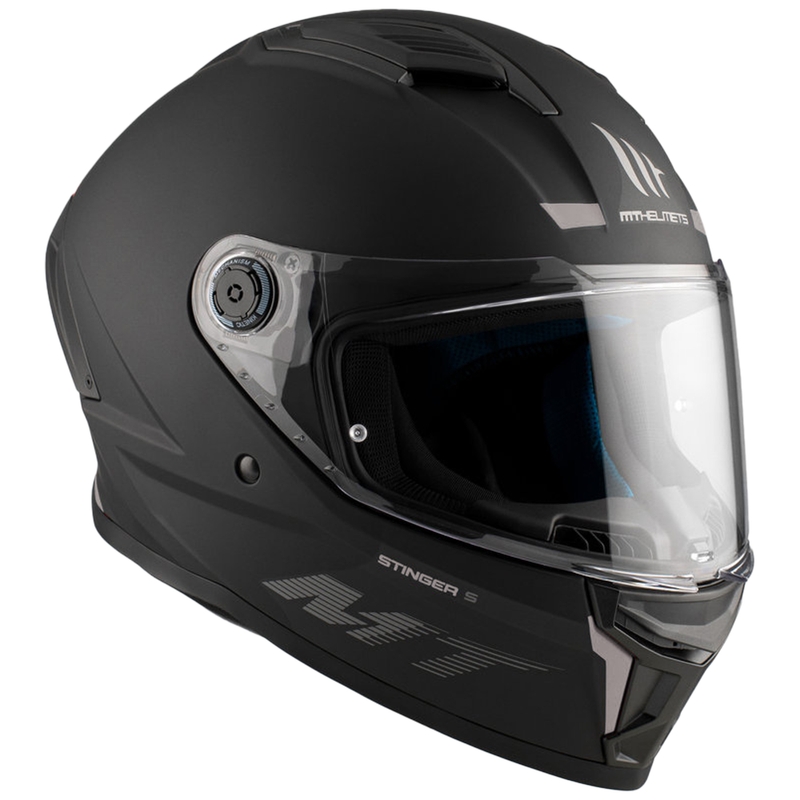Integralhelm Motorrad MT Stinger 2 Solid Mattschwarz