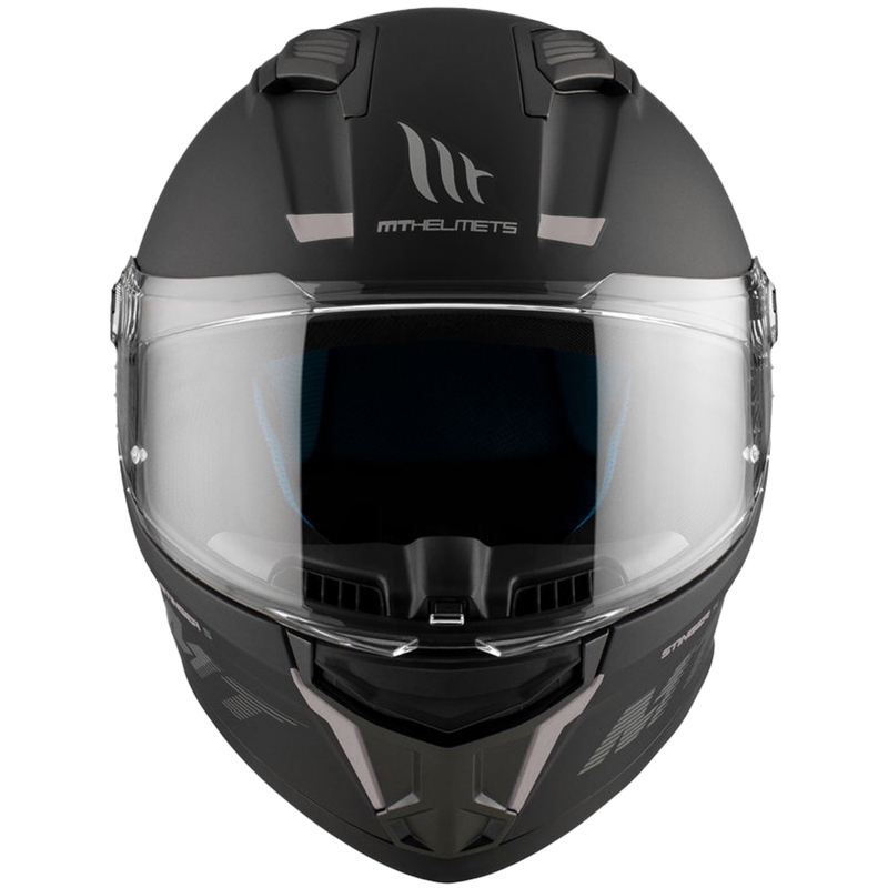 Integralhelm Motorrad MT Stinger 2 Solid Mattschwarz