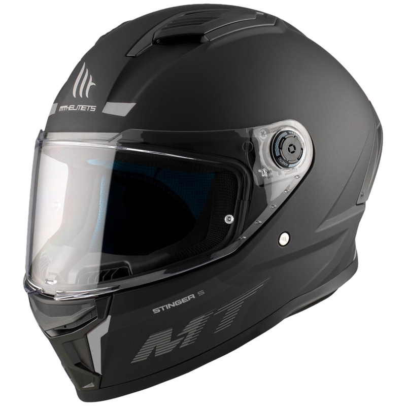 Integralhelm Motorrad MT Stinger 2 Solid Mattschwarz