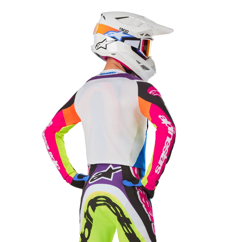 Alpinestars Supertech SX Motocross-Trikot limitierte Auflage HAY mehrfarbig