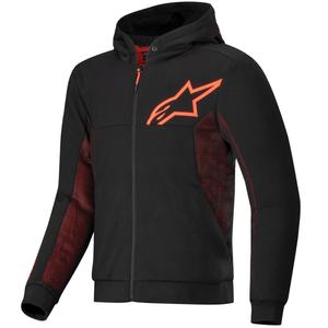 Alpinestars Chrome Air Sport Motorrad Sweatshirt schwarz-rot