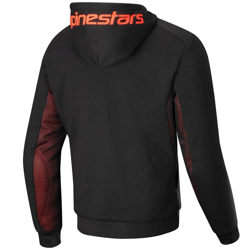 Alpinestars Chrome Air Sport Motorrad Sweatshirt schwarz-rot