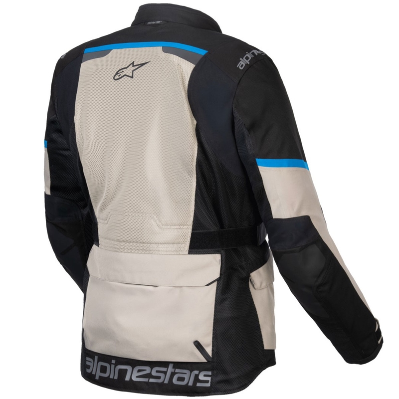 Alpinestars Andes Air Drystar Motorradjacke schwarz-grau grün-blau
