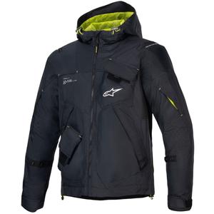 Motorradjacke Alpinestars MOGRESS AIR schwarz-lime-weiß