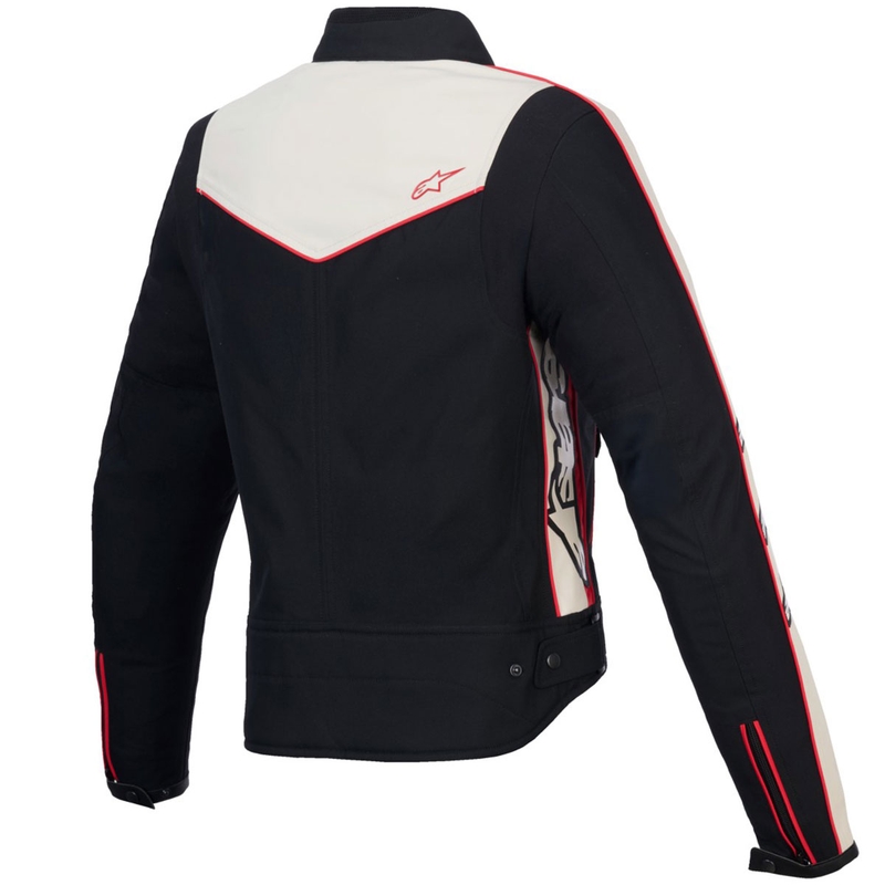 Motorradjacke Alpinestars Stella T-Dyno Wasserabweisend Damen Schwarz-Beige-Rot