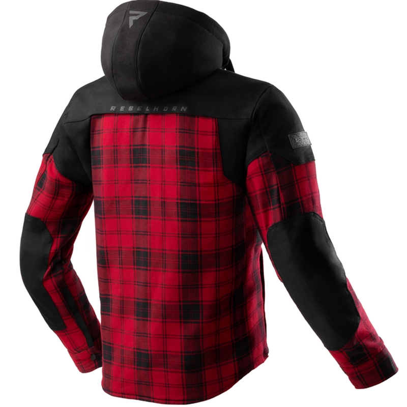 Rebelhorn Shifter Motorradhemd schwarz-rot