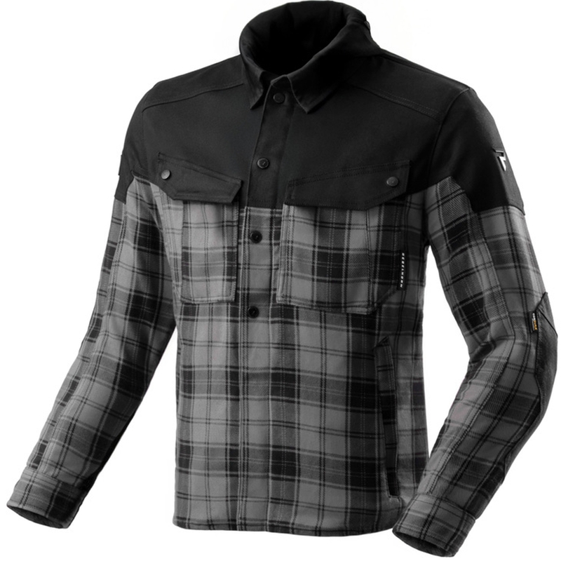 Rebelhorn Shifter Motorradhemd schwarz-grau