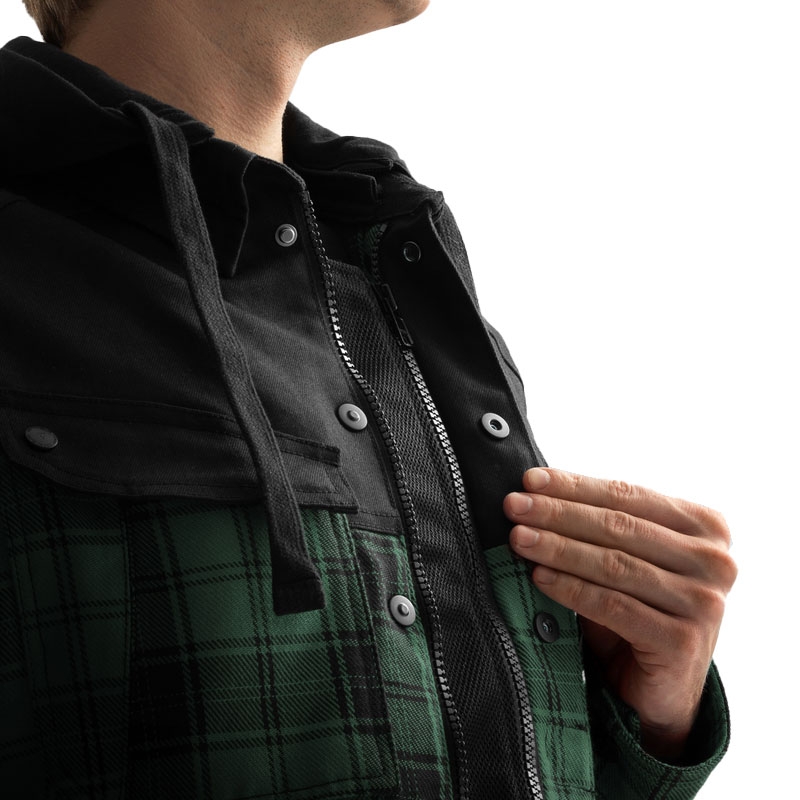 Rebelhorn Shifter Motorradshirt schwarz-grün