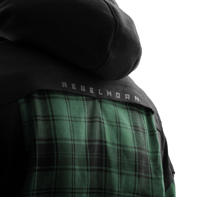 Rebelhorn Shifter Motorradshirt schwarz-grün